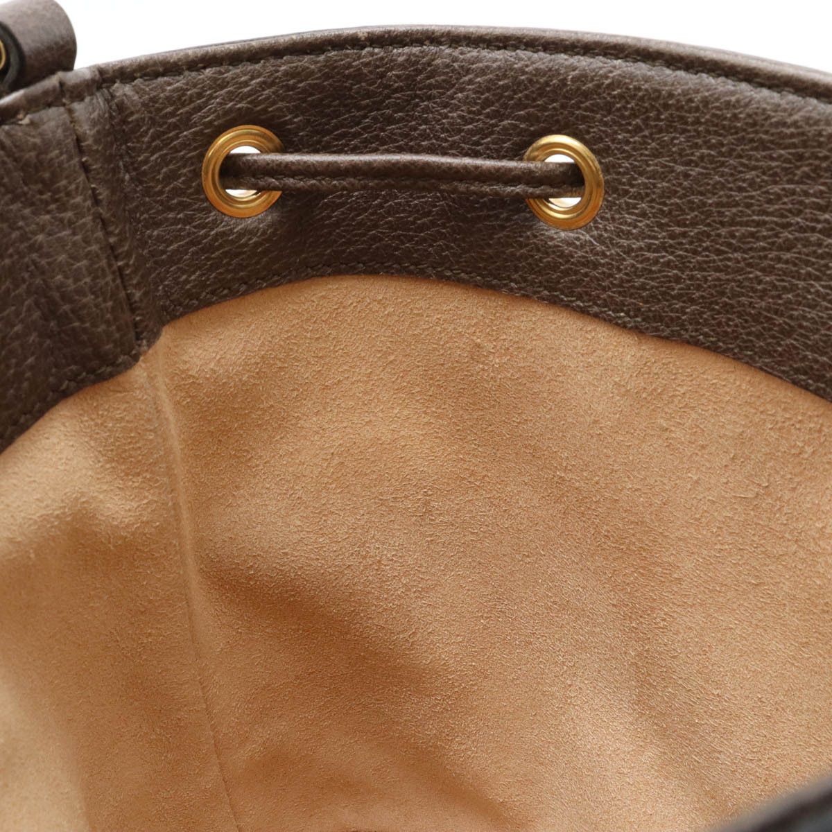 Gucci Gucci Gucci Ophidia GG Supreme Mini Bucket Bag 550620 Canvas Shoulder Bag 550620 in Very Good Condition Size ONE SIZE - 6 Thumbnail