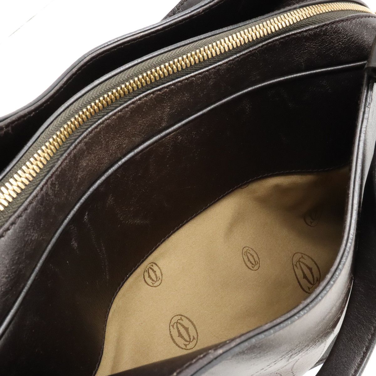 Cartier Cartier Cartier Marcello de Cartier Leather Handbag Tote Leather Handbag in Very Good Condition Size ONE SIZE - 8 Thumbnail