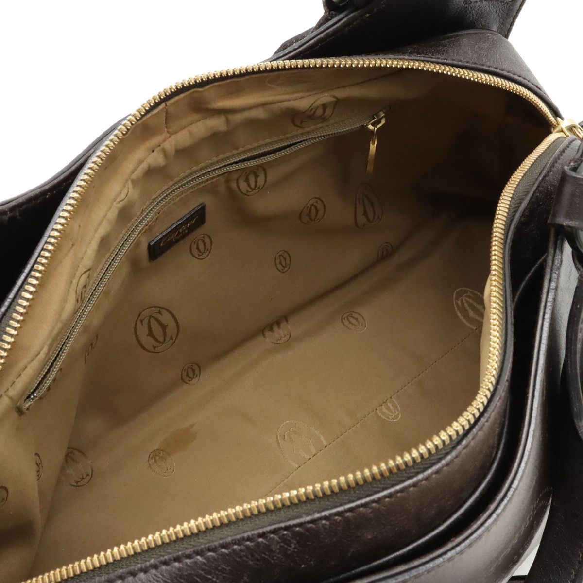 Cartier Cartier Cartier Marcello de Cartier Leather Handbag Tote Leather Handbag in Very Good Condition Size ONE SIZE - 6 Thumbnail