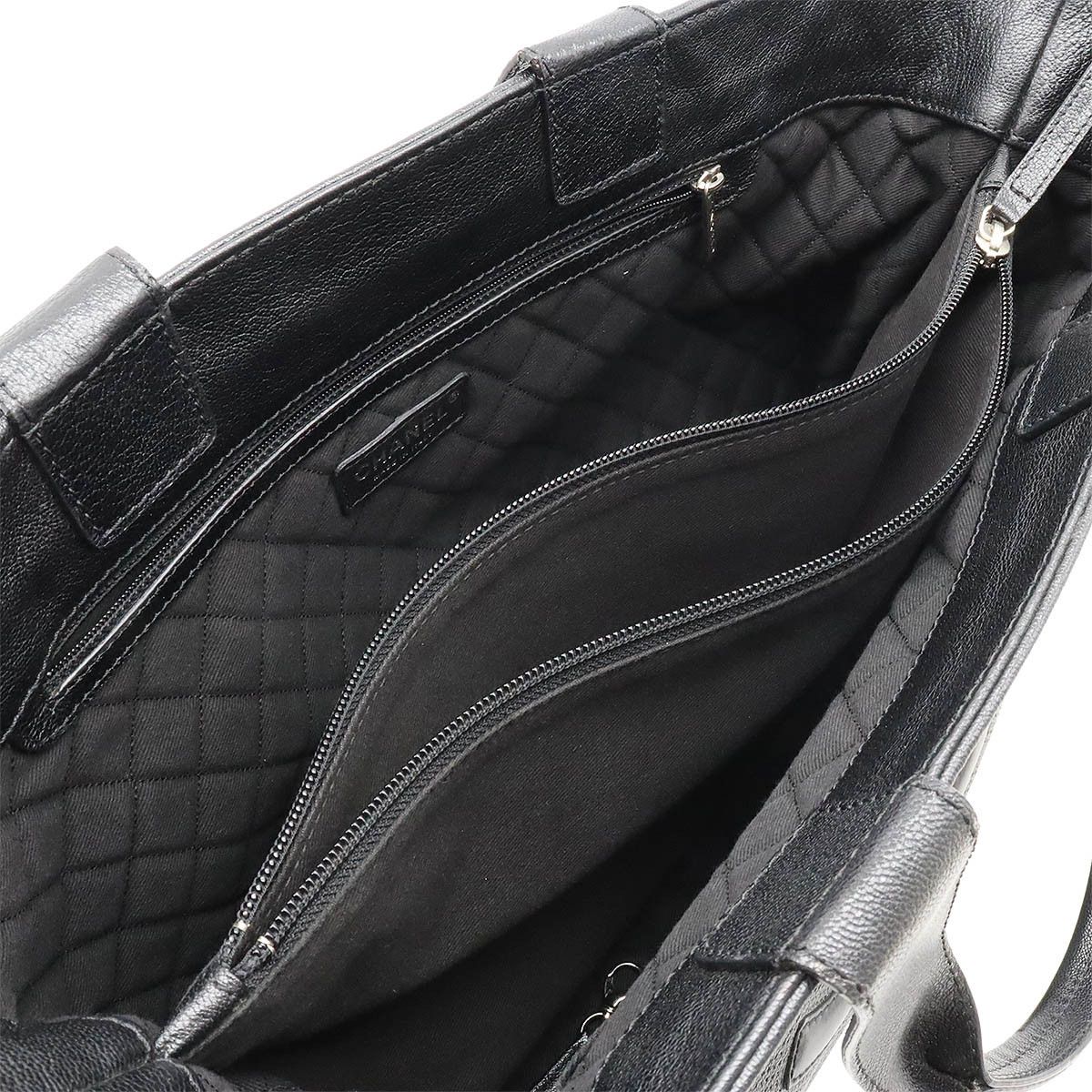 Chanel Chanel Chanel Leather Coco Mark Mesh Tote Bag A33936 Leather Tote Bag A33936 in Great Condition Size ONE SIZE - 5 Thumbnail