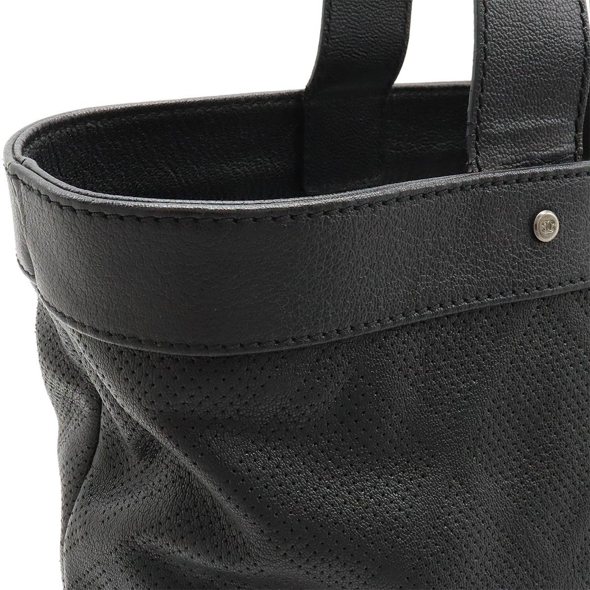 Chanel Chanel Chanel Leather Coco Mark Mesh Tote Bag A33936 Leather Tote Bag A33936 in Great Condition Size ONE SIZE - 7 Thumbnail