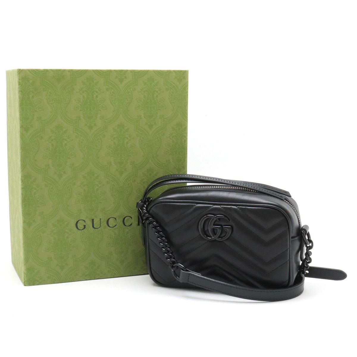 Gucci Gucci Gucci GG Marmont Mini Leather Shoulder Bag 634936 Leather Crossbody Bag 634936 in Pristine Condition Size ONE SIZE - 8 Thumbnail