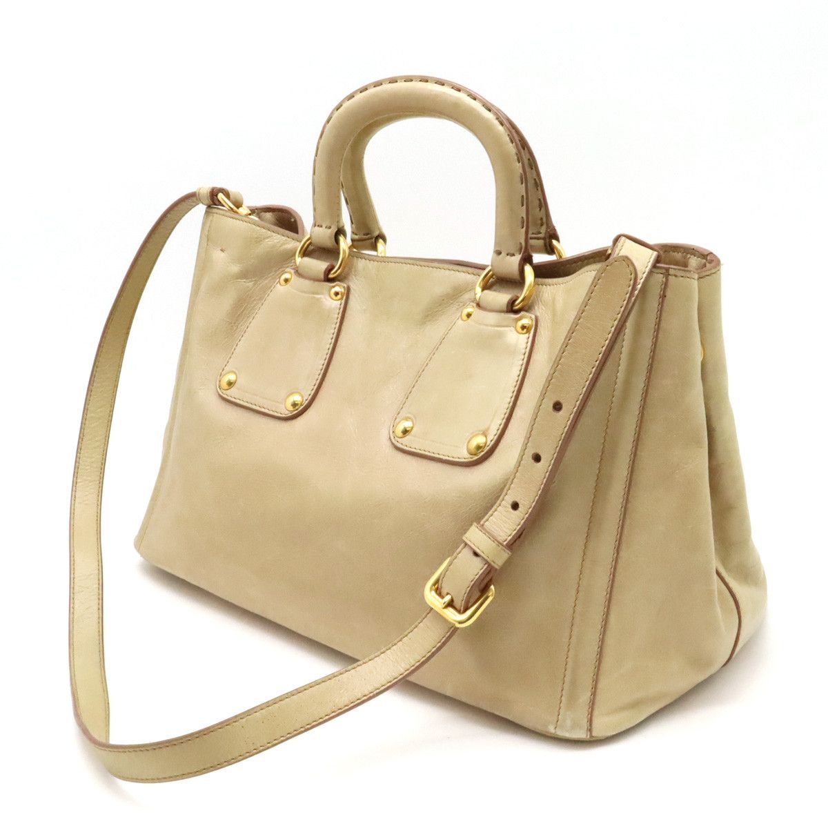 Prada Prada Prada Leather Tote Bag BN2104 Leather Tote Bag BN2104 in Good Condition Size ONE SIZE - 2 Thumbnail