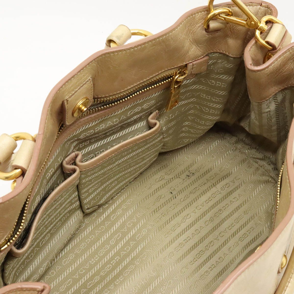 Prada Prada Prada Leather Tote Bag BN2104 Leather Tote Bag BN2104 in Good Condition Size ONE SIZE - 5 Thumbnail