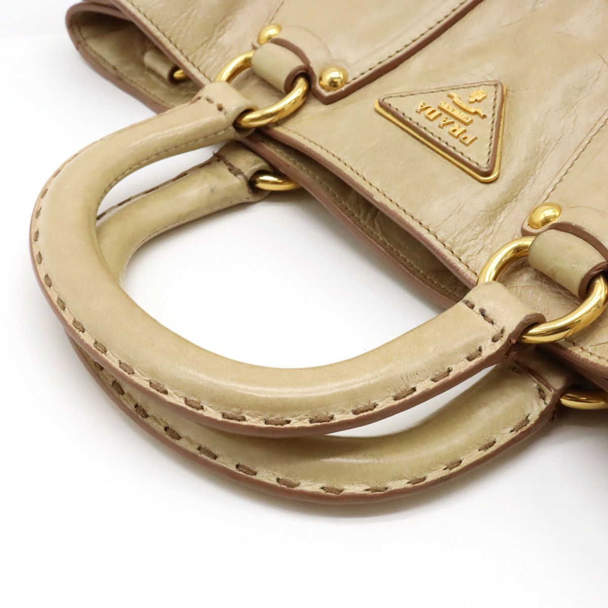 Prada Prada Prada Leather Tote Bag BN2104 Leather Tote Bag BN2104 in Good Condition Size ONE SIZE - 4 Thumbnail