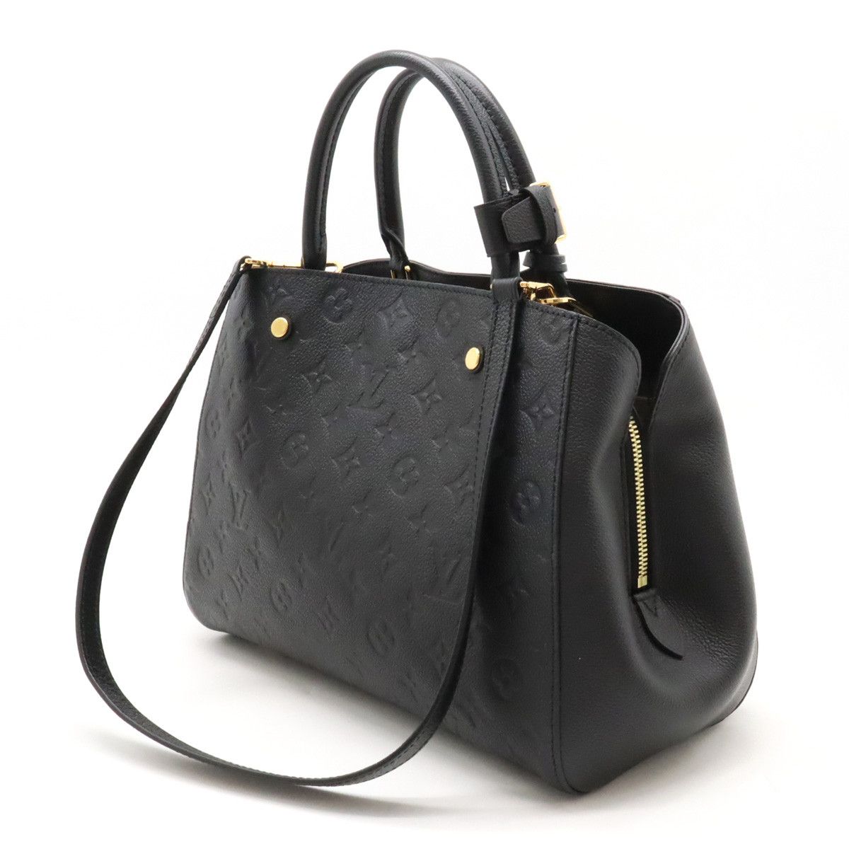 Louis Vuitton Louis Vuitton Louis Vuitton Monogram Empreinte Montaigne MM Handbag M41048 Leather Handbag M41048 in Great Condition Size ONE SIZE - 2 Thumbnail
