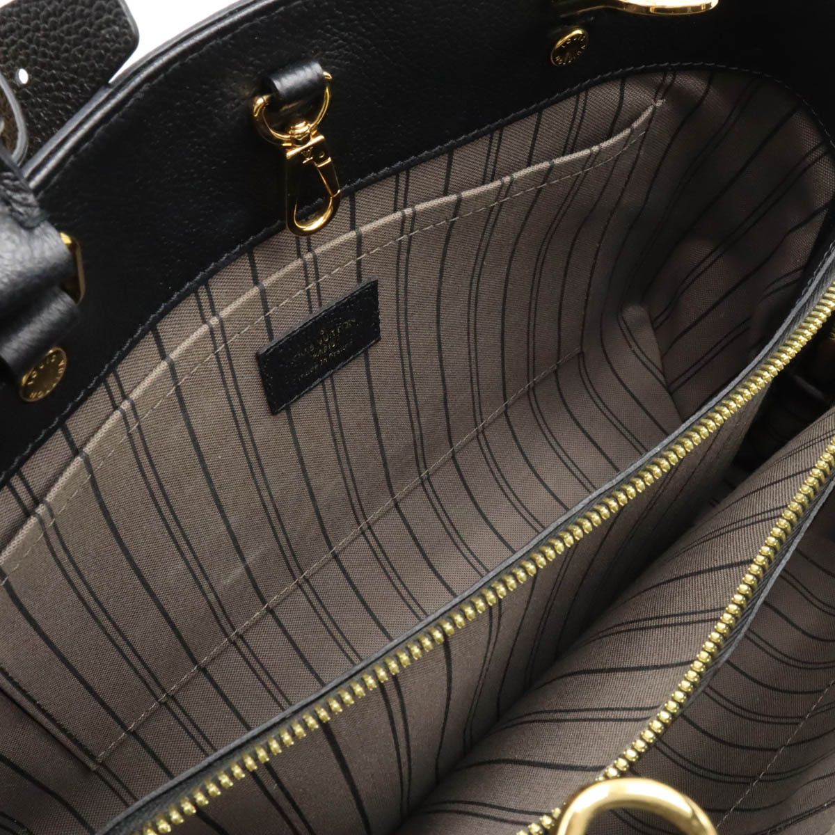 Louis Vuitton Louis Vuitton Louis Vuitton Monogram Empreinte Montaigne MM Handbag M41048 Leather Handbag M41048 in Great Condition Size ONE SIZE - 5 Thumbnail