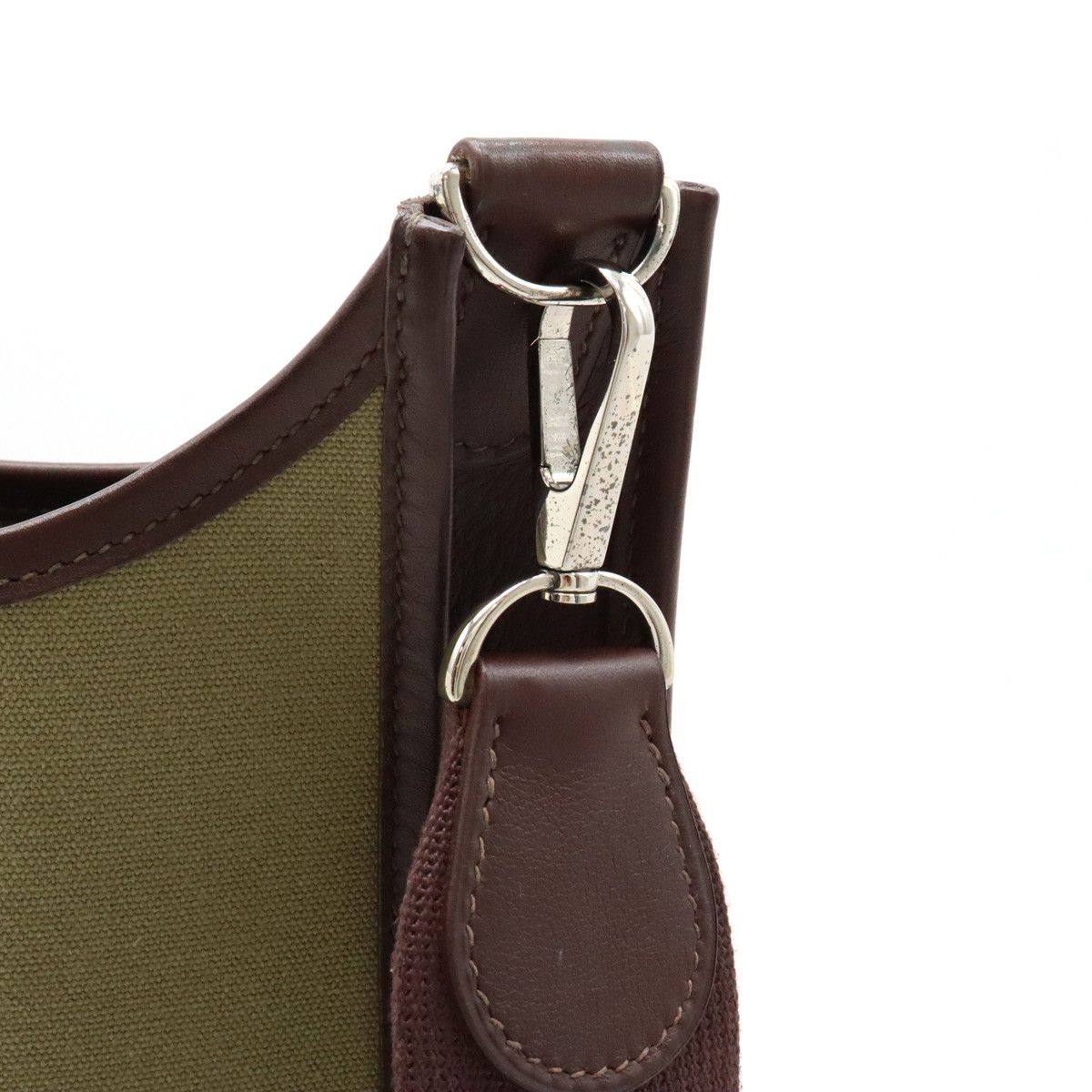 Hermes Hermes Hermes Evelyne I GM Canvas/Leather Shoulder Bag Canvas Crossbody Bag in Very Good Condition Size ONE SIZE - 6 Thumbnail