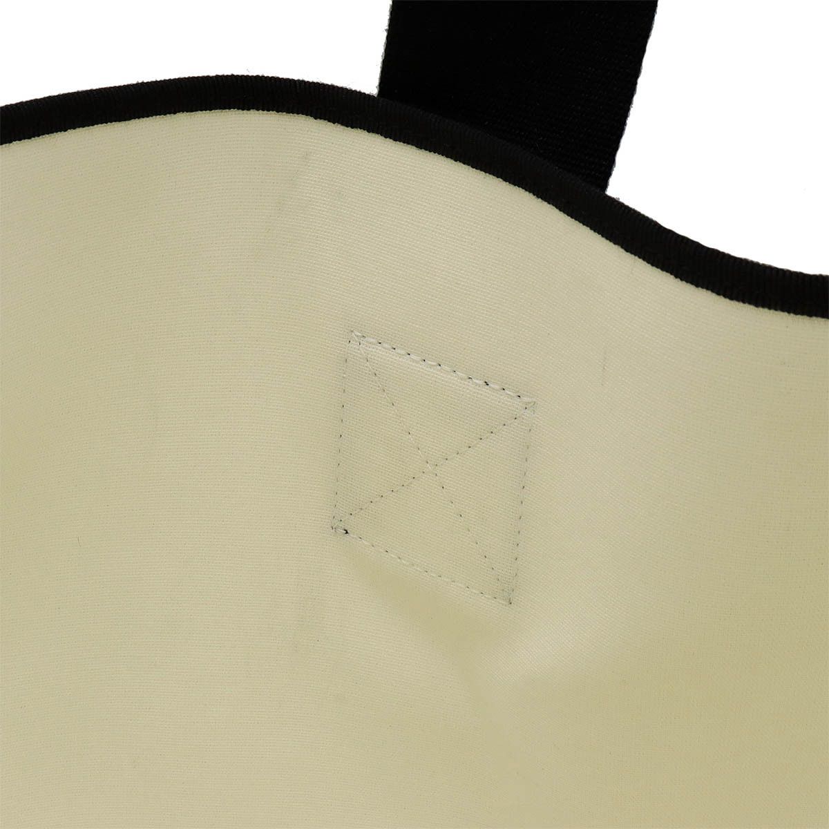 Other Other HERMES Canvas Beach Tote Bag Blue Black Silver Canvas Tote Bag in Great Condition Size ONE SIZE - 7 Thumbnail