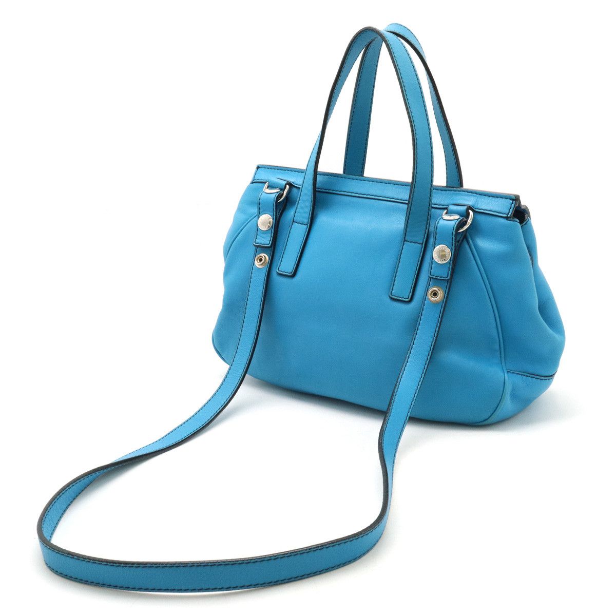 Loewe Loewe Loewe Anagram Leather Patent Leather 2WAY Handbag Leather Handbag in Very Good Condition Size ONE SIZE - 2 Thumbnail