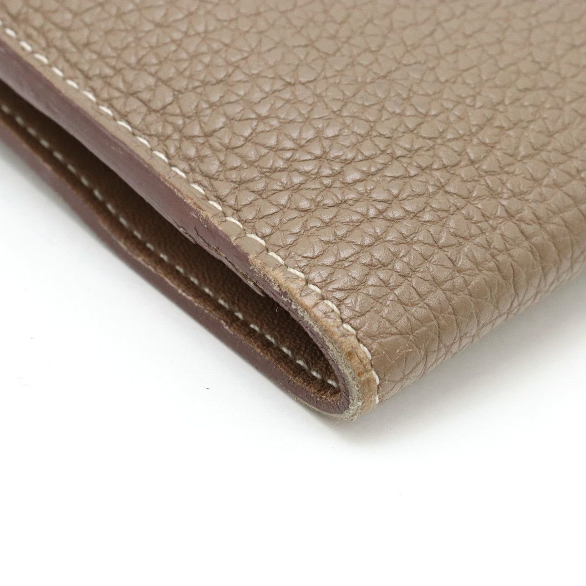 Hermes Hermes Hermes Dogon Duo GM Bifold Long Wallet Togo Leather Leather Long Wallet in Very Good Condition Size ONE SIZE - 3 Thumbnail