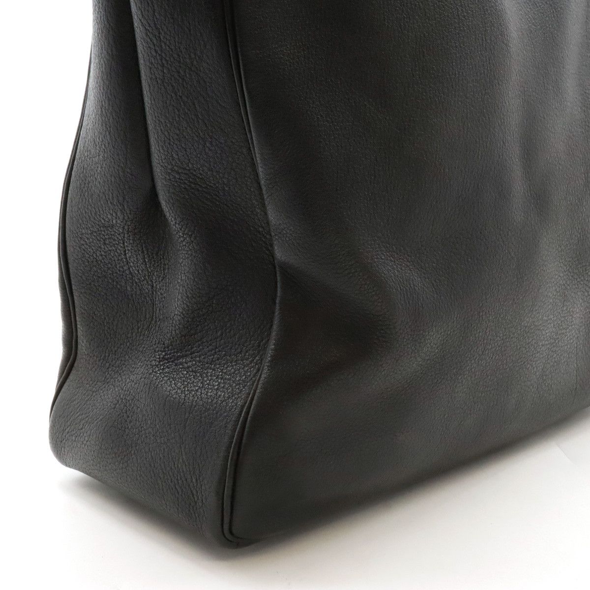 Hermes Hermes Hermes Gallop Leather Tote Bag Black Leather Tote Bag in Very Good Condition Size ONE SIZE - 8 Thumbnail