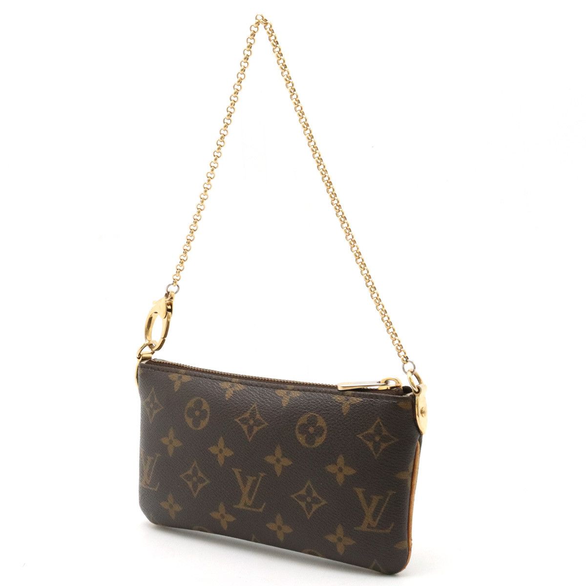 Louis Vuitton Louis Vuitton Louis Vuitton Monogram Pochette Mila Clutch M60094 Canvas Clutch Bag M60094 in Good Condition Size ONE SIZE - 2 Thumbnail