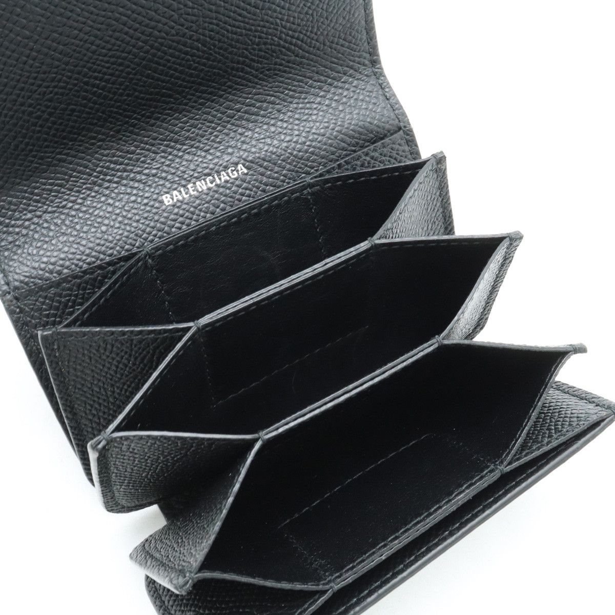 Balenciaga Balenciaga Balenciaga Leather Logo Accordion Card Case 594225 Leather Card Case 594225 in Very Good Condition Size ONE SIZE - 4 Thumbnail