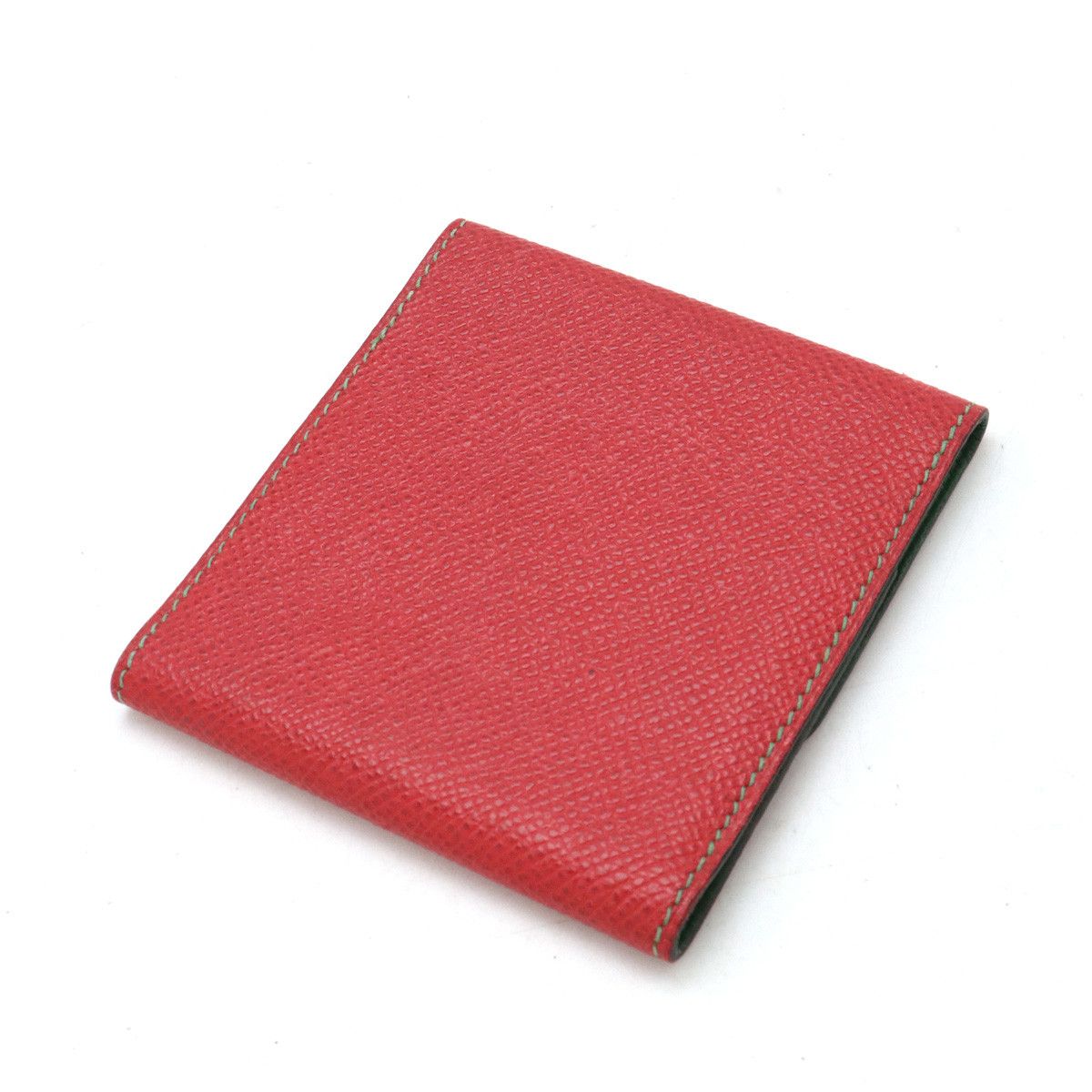 Hermes Hermes Hermes Arazif Post-it Case Notebook Cover Red Green Gold Leather Notebook Cover in Great Condition Size ONE SIZE - 2 Thumbnail