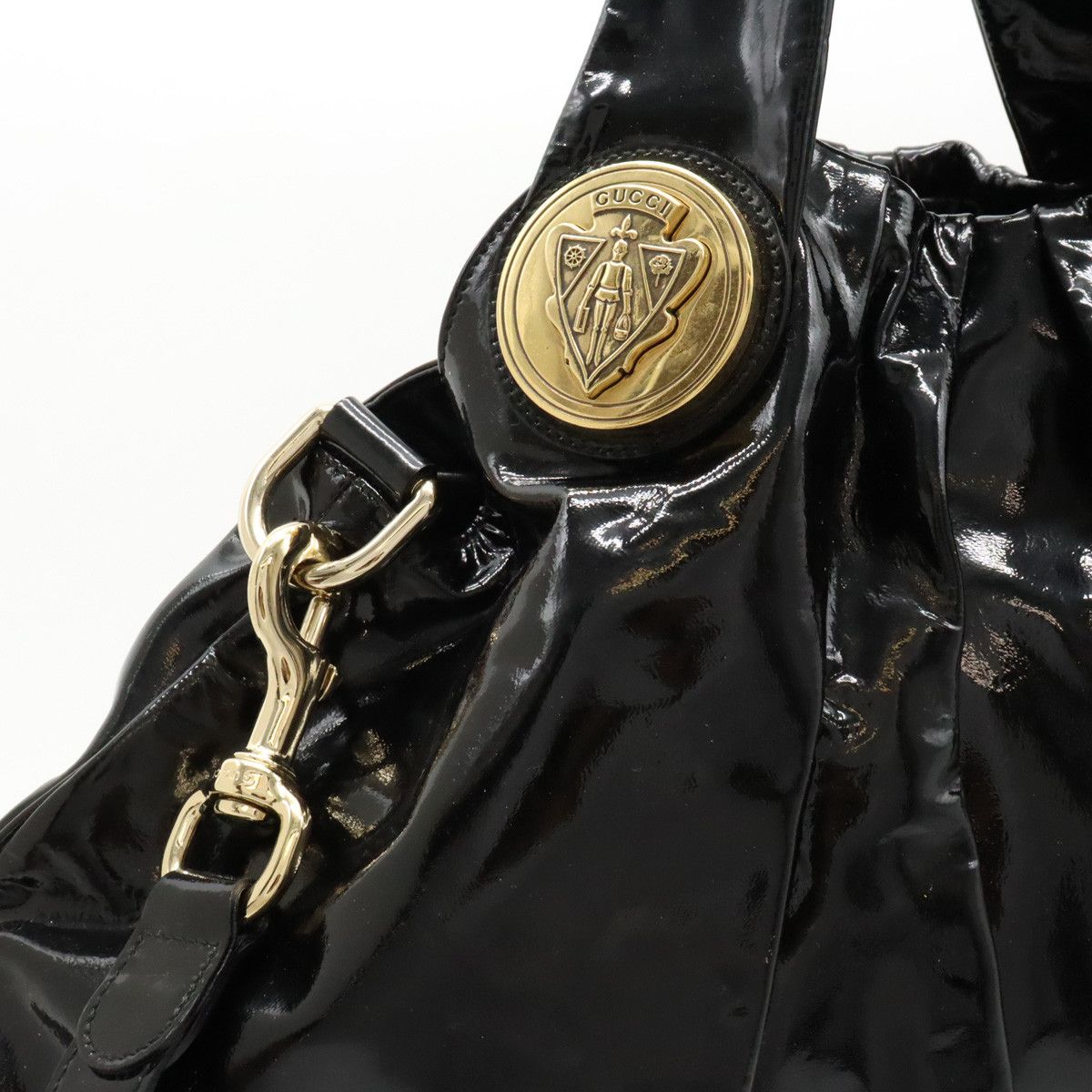 Gucci Gucci Gucci Hysteria Patent Leather Tote Bag 2WAY Leather Tote Bag 197016 in Very Good Condition Size ONE SIZE - 6 Thumbnail