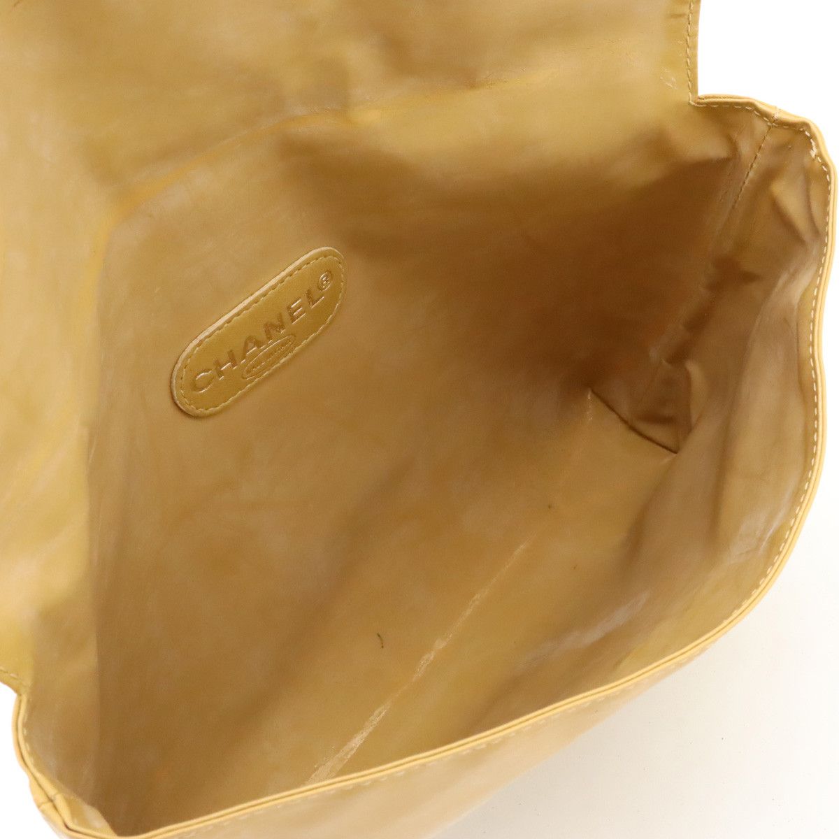 Chanel Chanel Chanel Coco Mark Rubber Coated Tote Bag Plastic Tote Bag in Good Condition Size ONE SIZE - 9 Thumbnail
