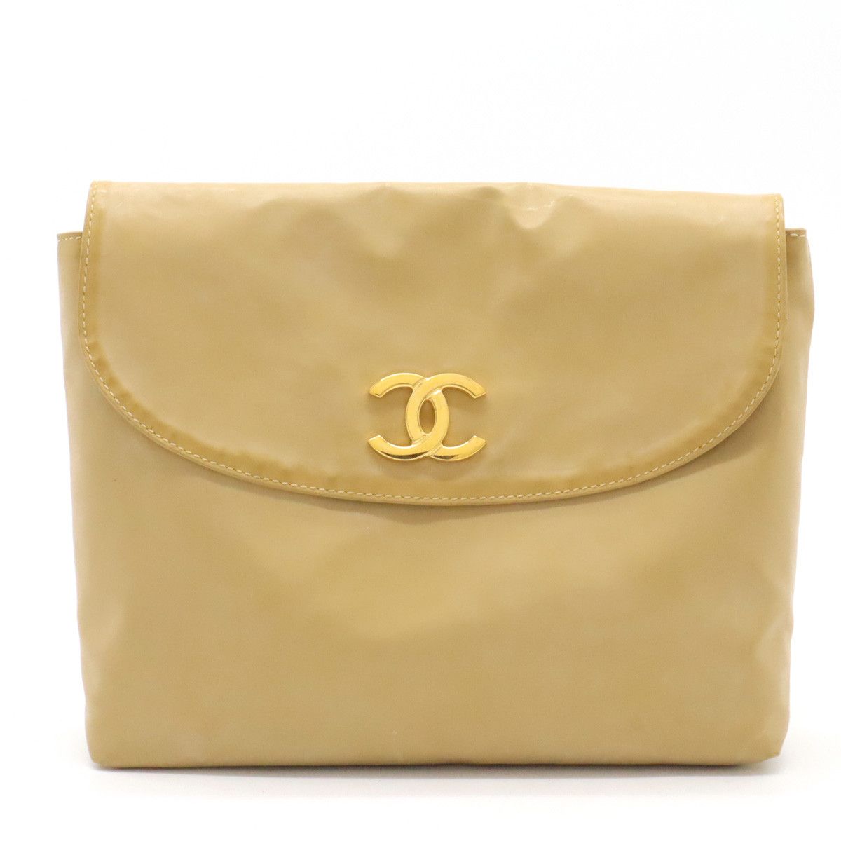 Chanel Chanel Chanel Coco Mark Rubber Coated Tote Bag Plastic Tote Bag in Good Condition Size ONE SIZE - 8 Thumbnail