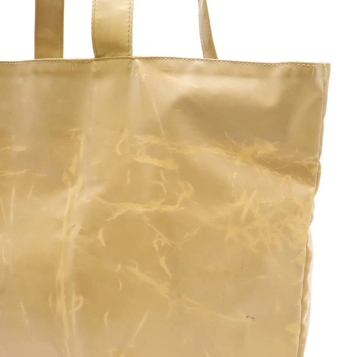 Chanel Chanel Chanel Coco Mark Rubber Coated Tote Bag Plastic Tote Bag in Good Condition Size ONE SIZE - 6 Thumbnail