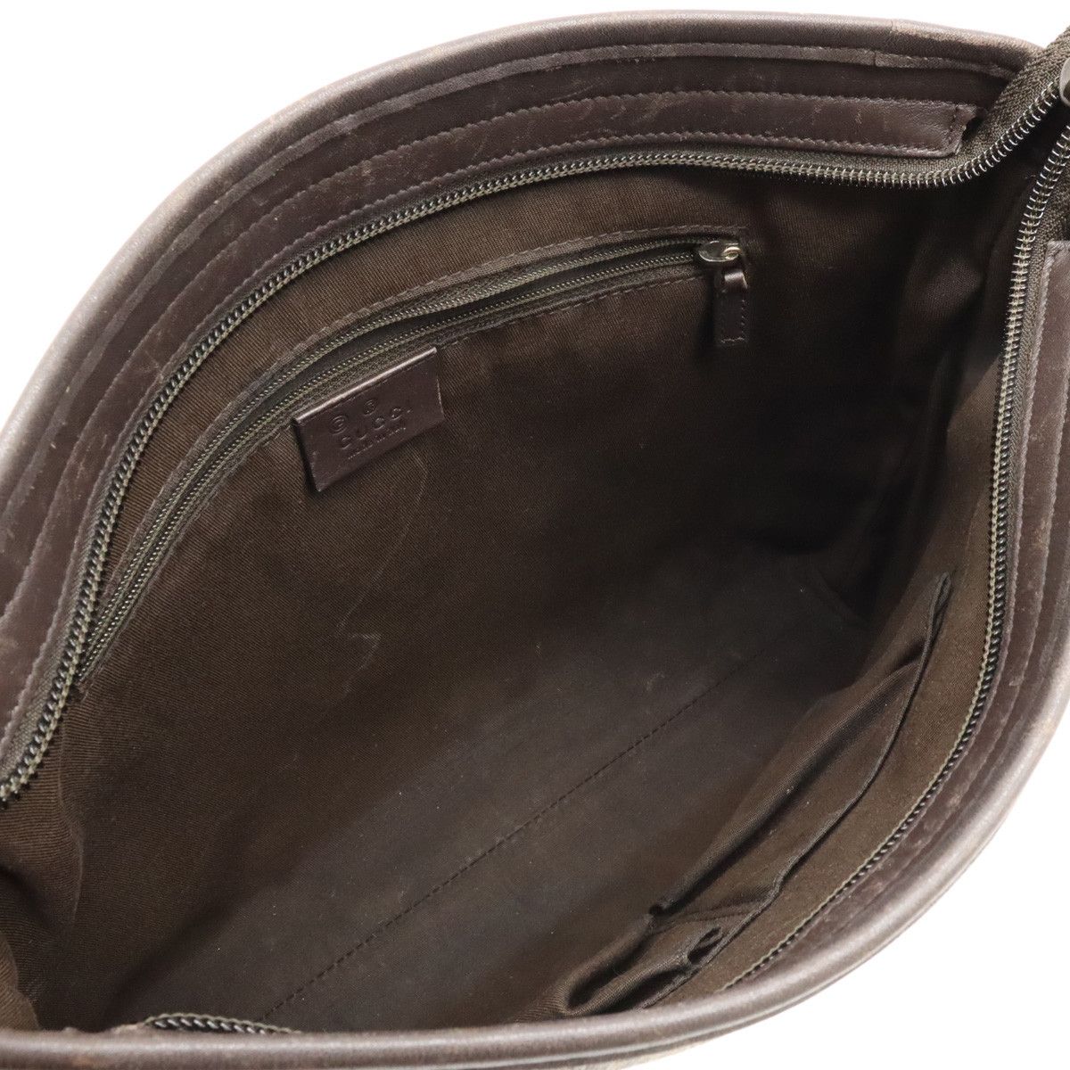 Gucci Gucci Gucci GG Supreme PVC/Leather Shoulder Bag 388924 Canvas Crossbody Bag 388924 in Good Condition Size ONE SIZE - 5 Thumbnail
