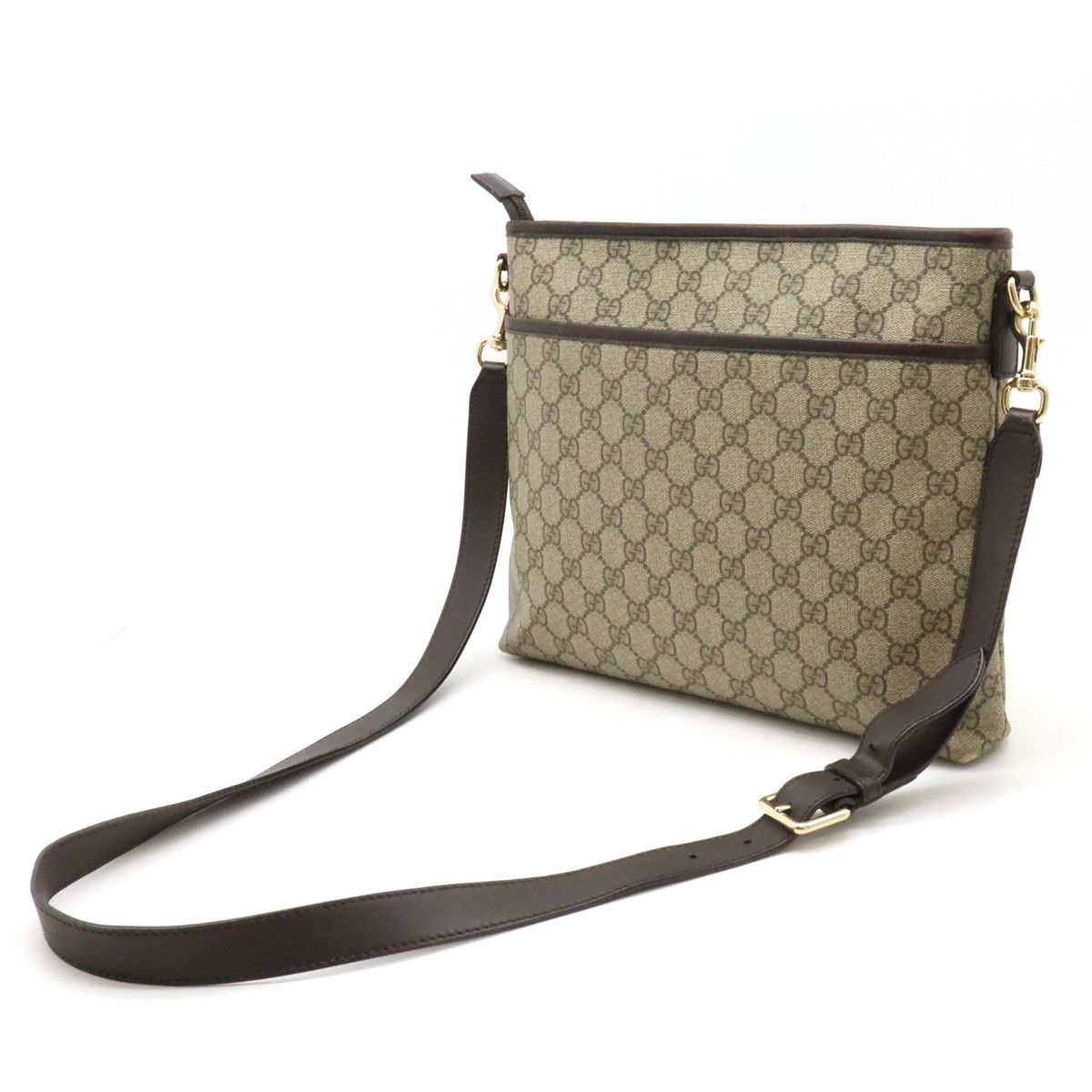 Gucci Gucci Gucci GG Supreme PVC/Leather Shoulder Bag 388924 Canvas Crossbody Bag 388924 in Good Condition Size ONE SIZE - 2 Thumbnail