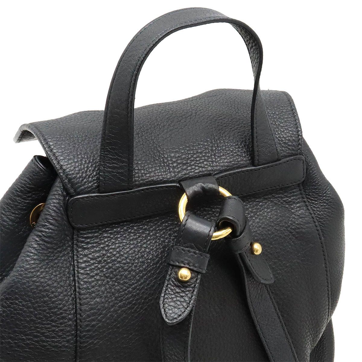 Prada Prada Prada Leather Backpack 1BZ035 Black Canvas Backpack 1BZ035 in Great Condition Size ONE SIZE - 7 Thumbnail