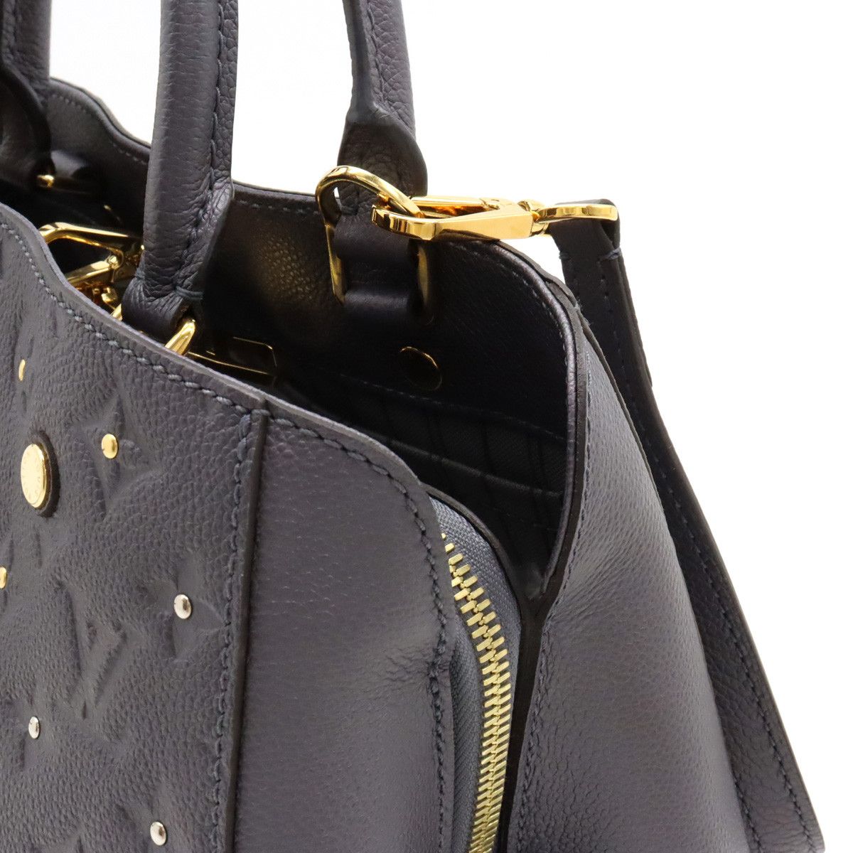 Louis Vuitton Louis Vuitton Louis Vuitton Monogram Empreinte Montaigne BB Handbag M51727 Leather Handbag M51727 in Pristine Condition Size ONE SIZE - 7 Thumbnail