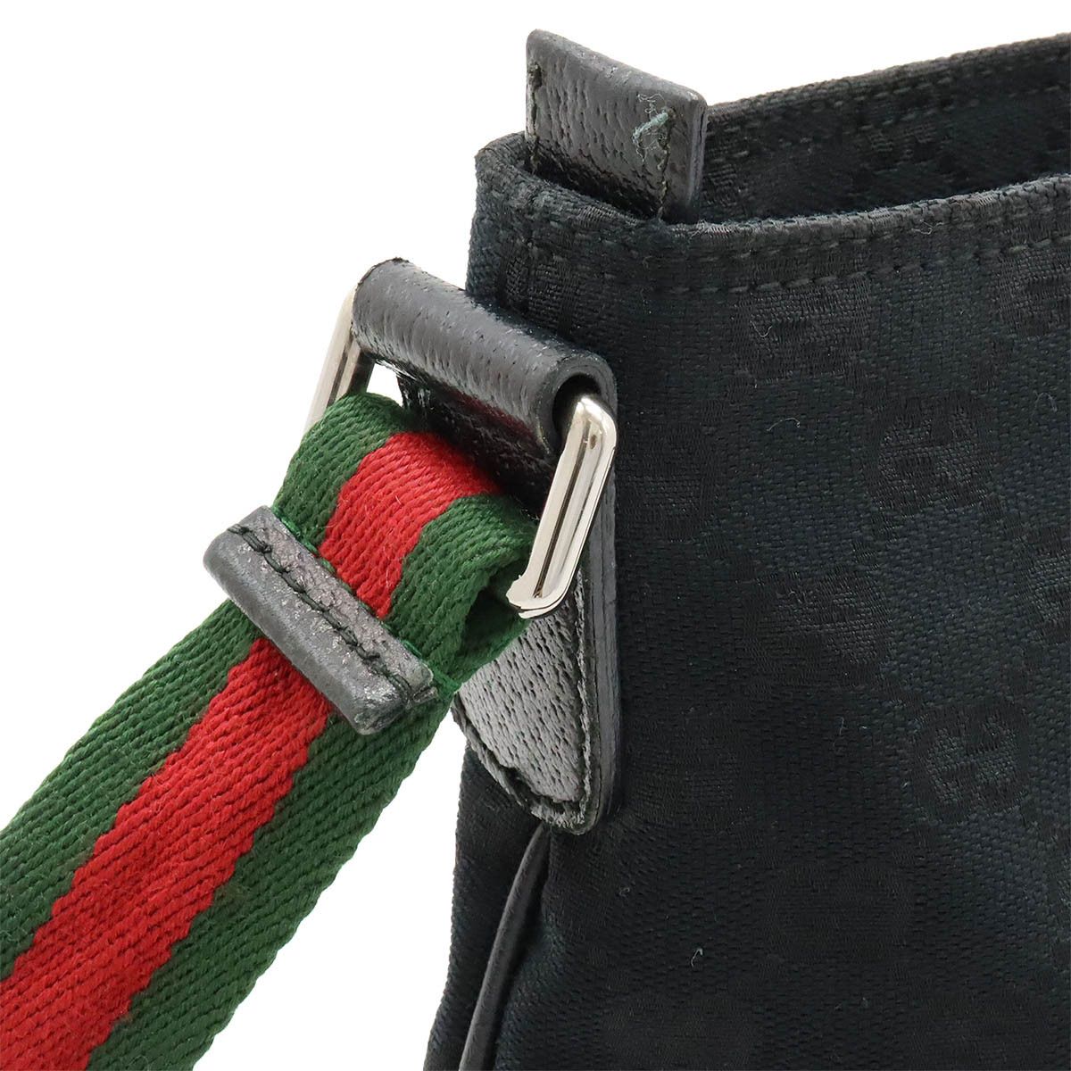 Gucci Gucci Gucci GG Canvas Leather Shoulder Bag 189749 Canvas Crossbody Bag 189749 in Very Good Condition Size ONE SIZE - 8 Thumbnail