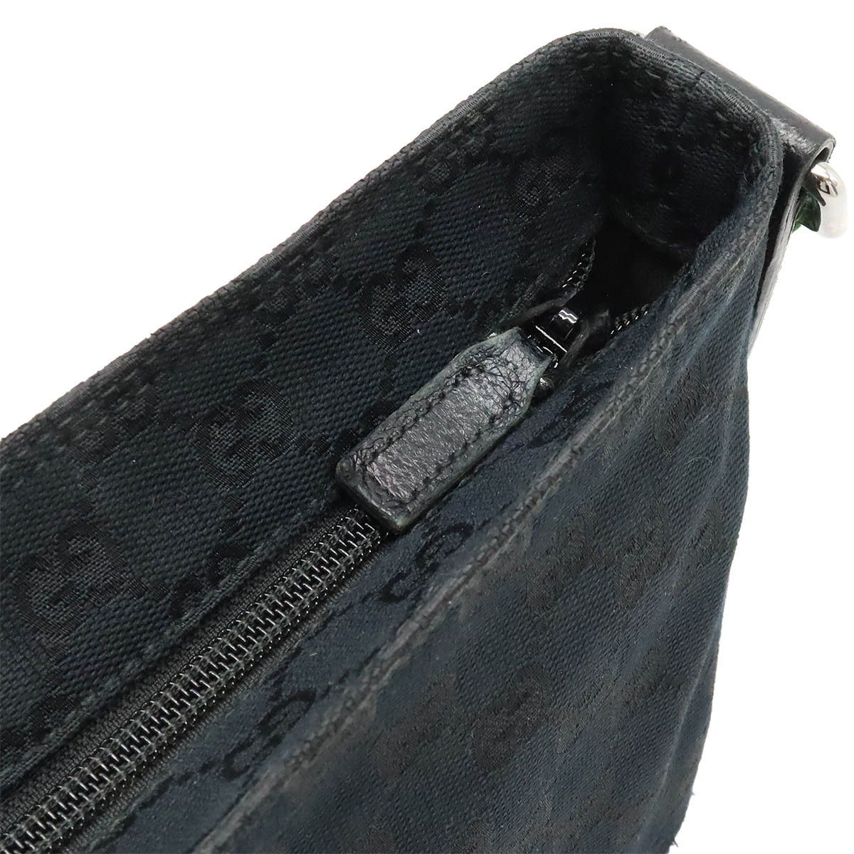 Gucci Gucci Gucci GG Canvas Leather Shoulder Bag 189749 Canvas Crossbody Bag 189749 in Very Good Condition Size ONE SIZE - 6 Thumbnail