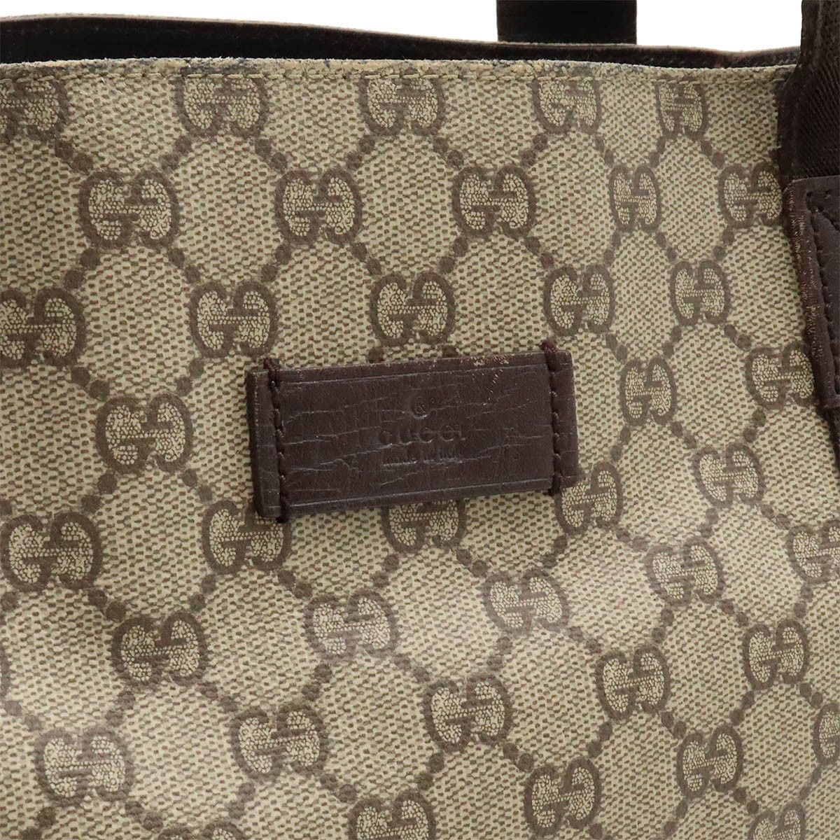 Gucci Gucci Gucci GG Supreme PVC Leather Tote Bag 141624 Canvas Tote Bag 141624 in Very Good Condition Size ONE SIZE - 7 Thumbnail