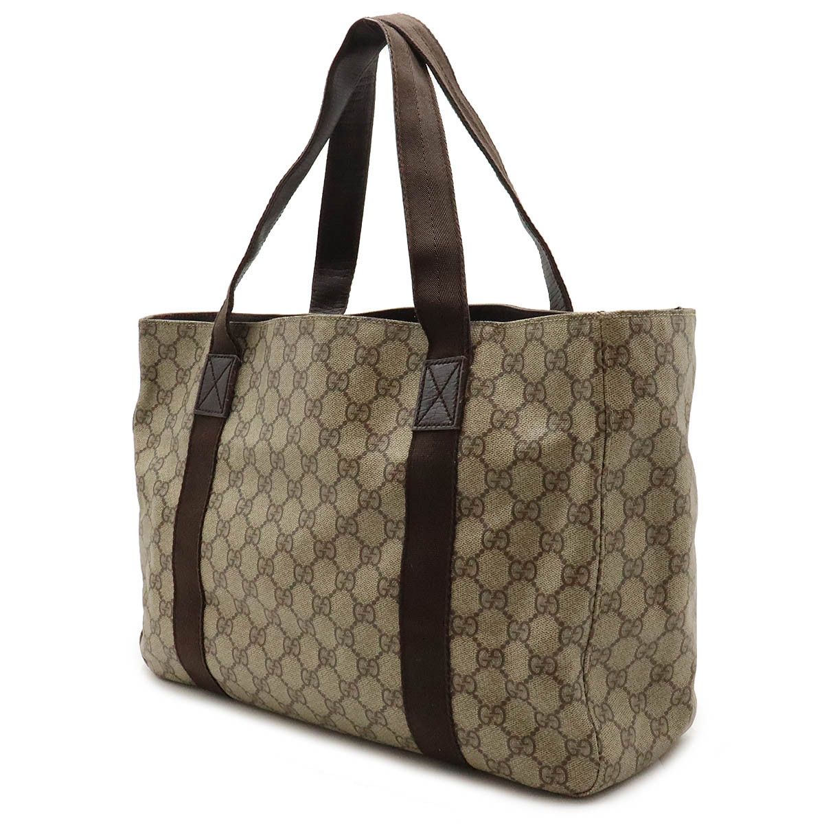 Gucci Gucci Gucci GG Supreme PVC Leather Tote Bag 141624 Canvas Tote Bag 141624 in Very Good Condition Size ONE SIZE - 2 Thumbnail