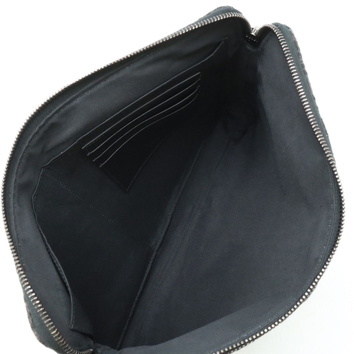 Dior Dior Dior Oblique Jacquard Leather Clutch Bag 2OBCA251YSE_H03E Canvas Clutch Bag 2OBCA251YSE_H03E in Very Good Condition Size ONE SIZE - 5 Thumbnail