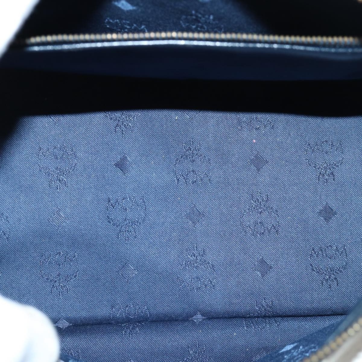 MCM Visetos White Canvas Handbag (Pre-Owned) Size ONE SIZE - 5 Thumbnail