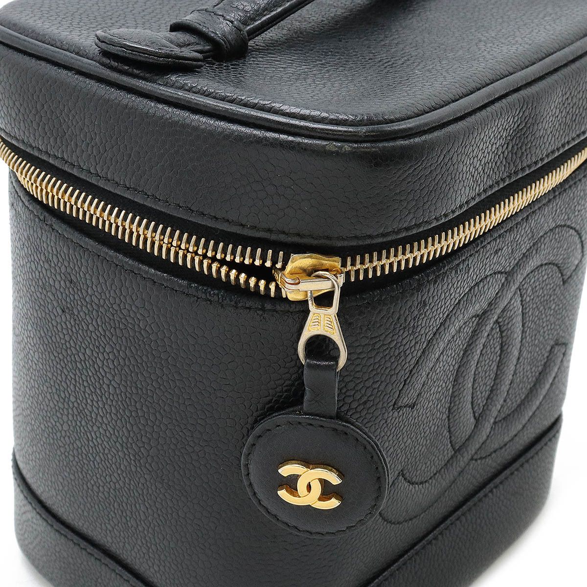 Chanel Chanel Chanel Caviar Skin Vanity Bag Handbag A01998 Leather Handbag A01998 in Very Good Condition Size ONE SIZE - 5 Thumbnail