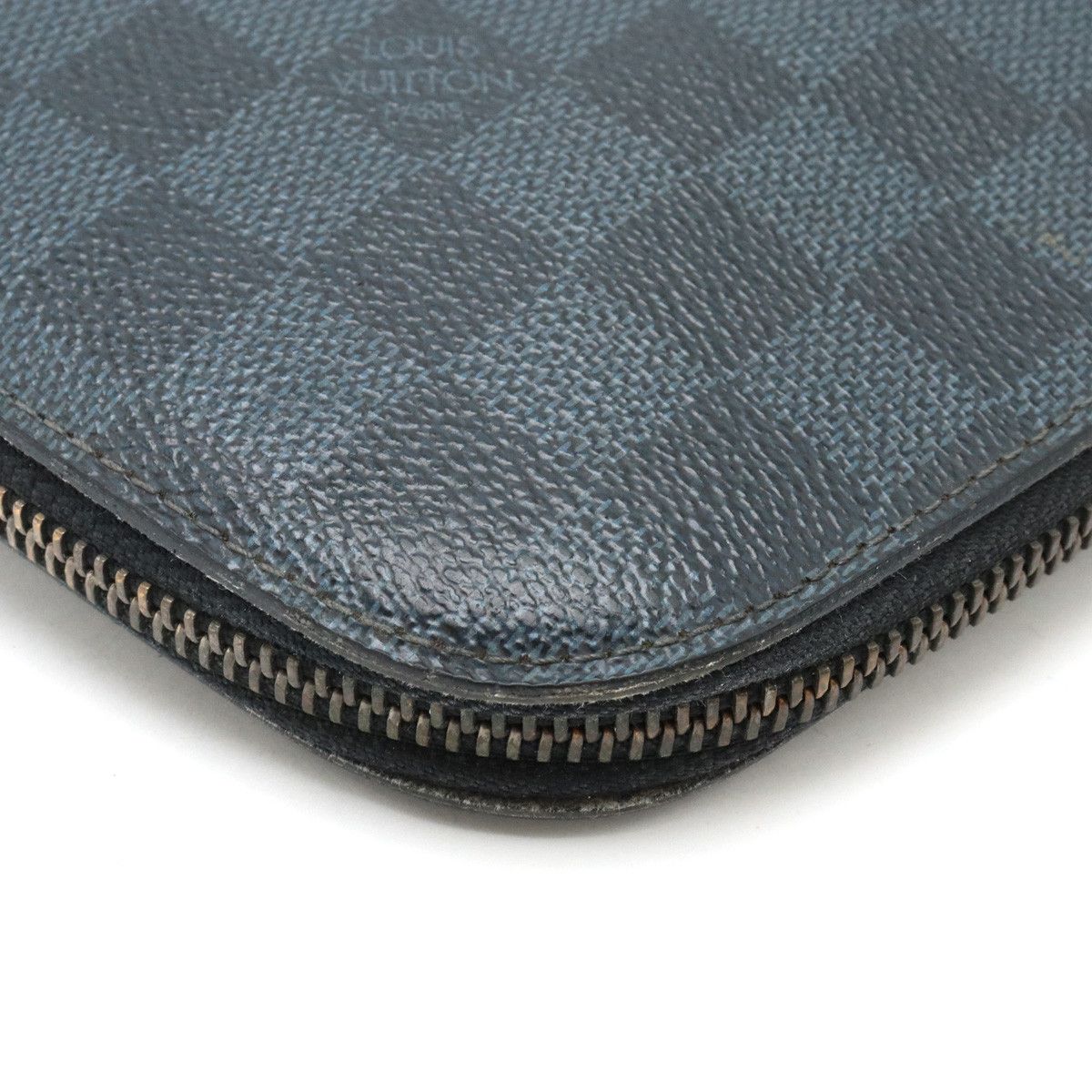 Louis Vuitton Louis Vuitton Louis Vuitton Damier Cobalt Atoll Organizer Travel Case N63222 Canvas Clutch Bag N63222 in Good Condition Size ONE SIZE - 3 Thumbnail