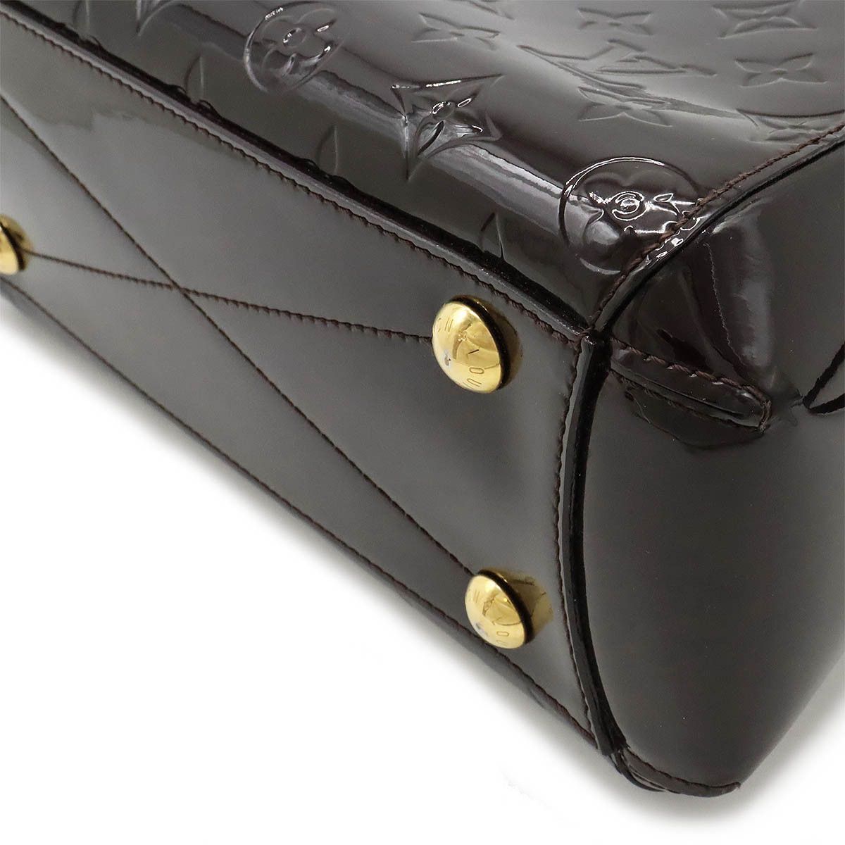 Louis Vuitton Louis Vuitton Louis Vuitton Montaigne BB Handbag Patent Leather Leather Handbag M50403 Size ONE SIZE - 3 Thumbnail
