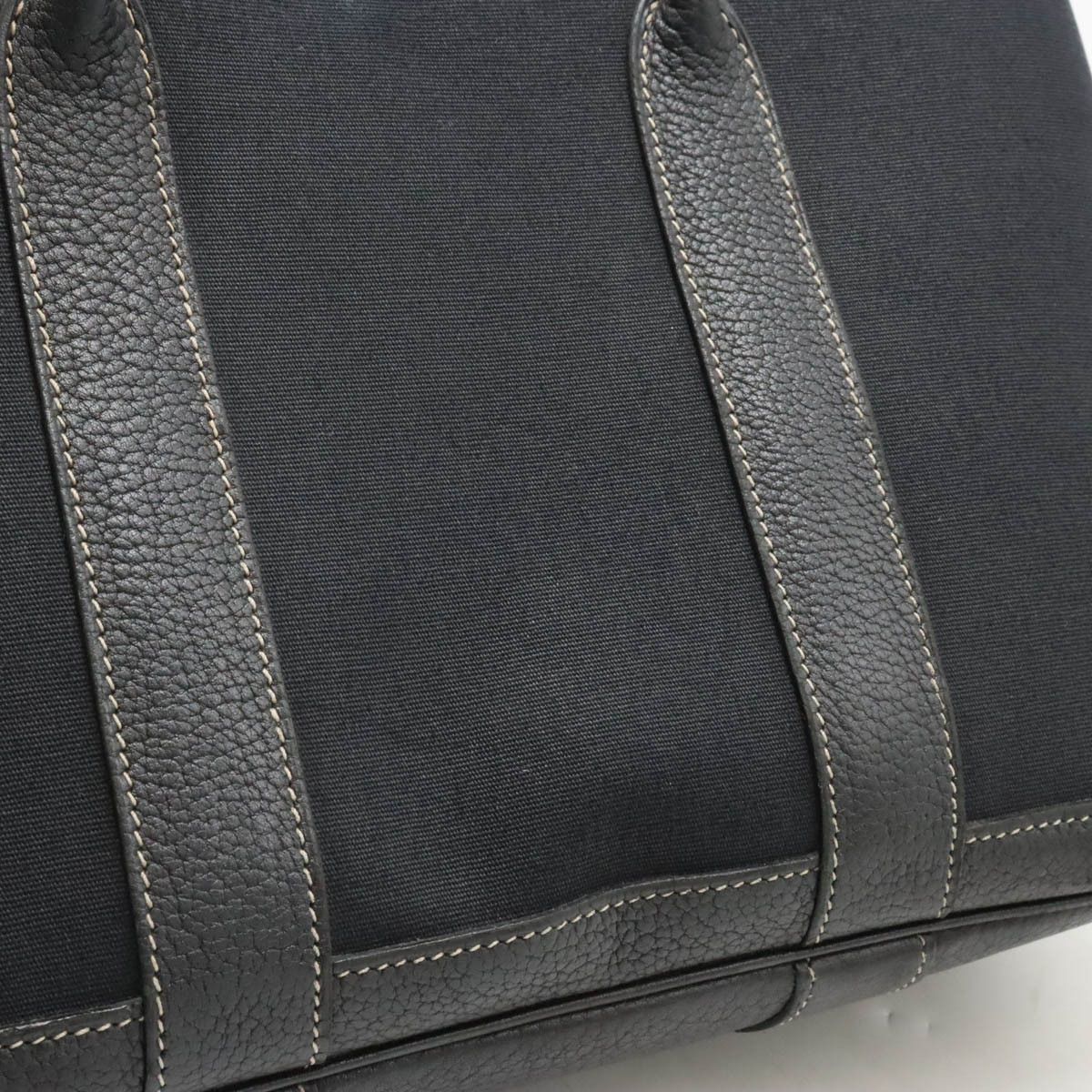 Hermes Hermes Hermes Garden Party TPM Tote Bag Toile Officier Leather Canvas Tote Bag in Very Good Condition Size ONE SIZE - 9 Thumbnail