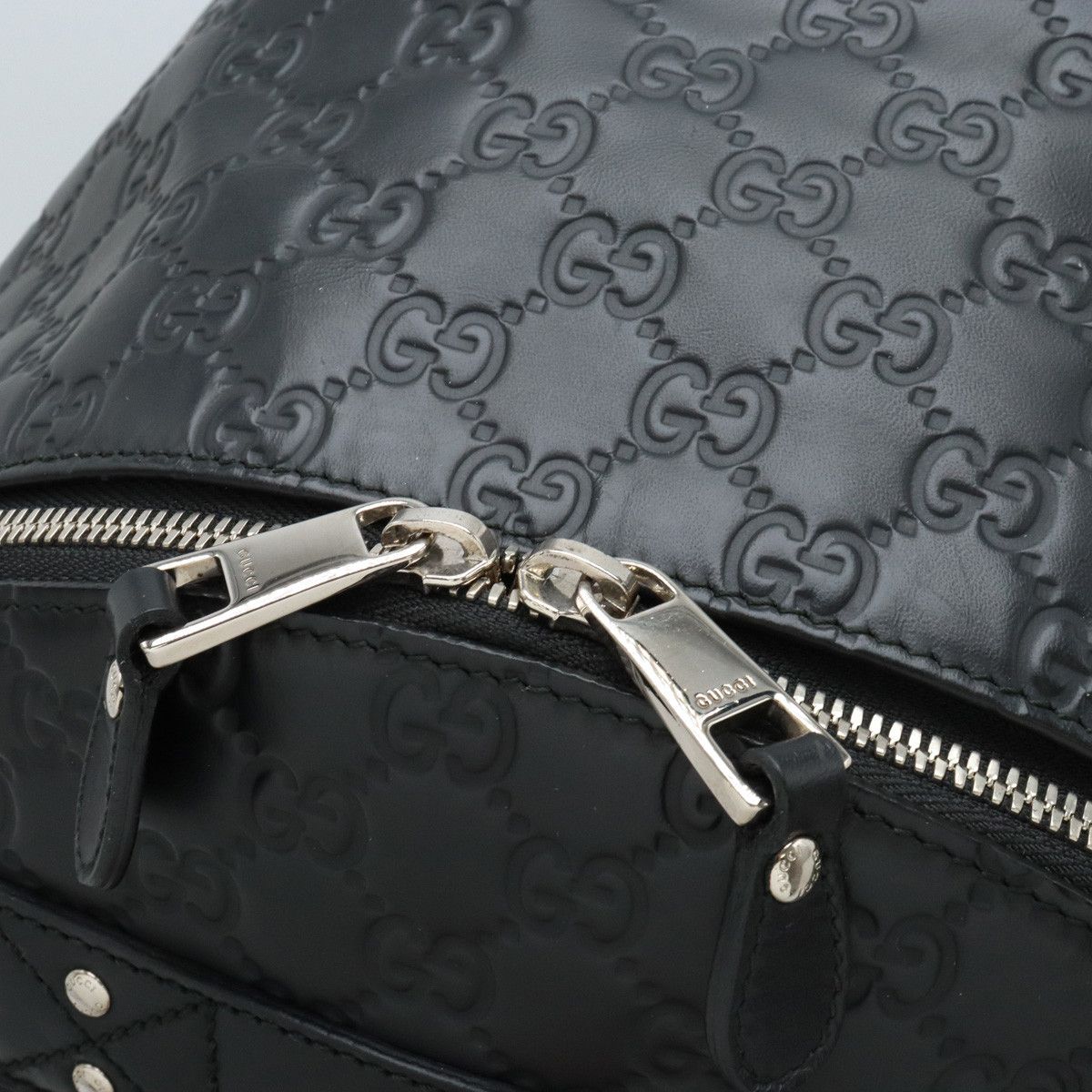 Gucci Gucci Gucci Rubber/Leather Guccissima Backpack 268184 Plastic Backpack 268184 in Very Good Condition Size ONE SIZE - 4 Thumbnail
