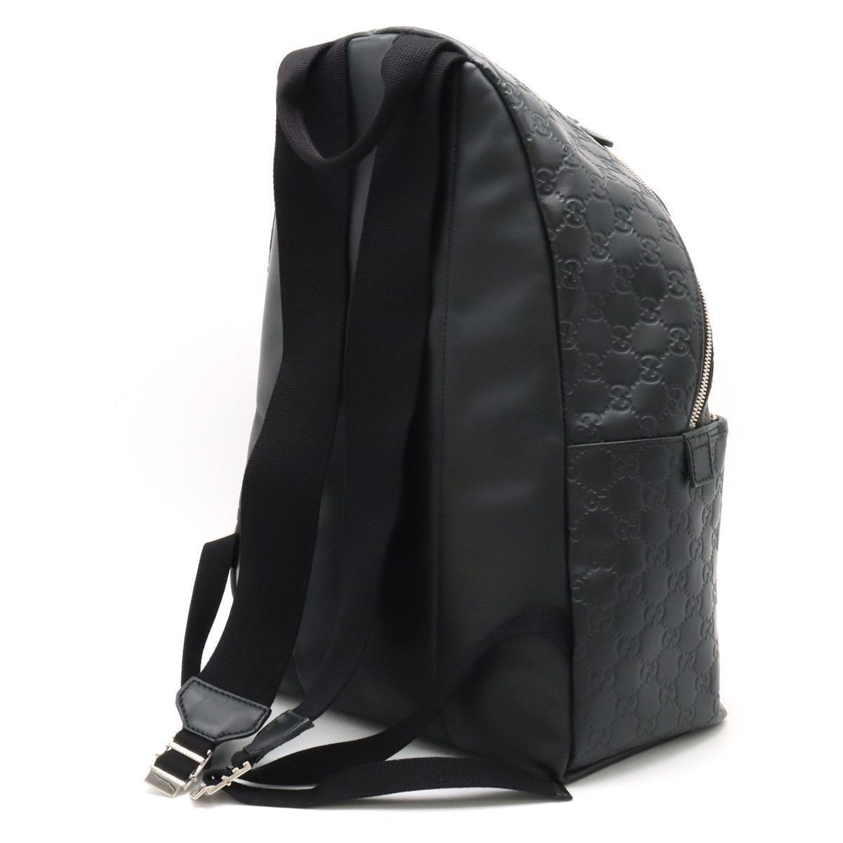 Gucci Gucci Gucci Rubber/Leather Guccissima Backpack 268184 Plastic Backpack 268184 in Very Good Condition Size ONE SIZE - 2 Thumbnail