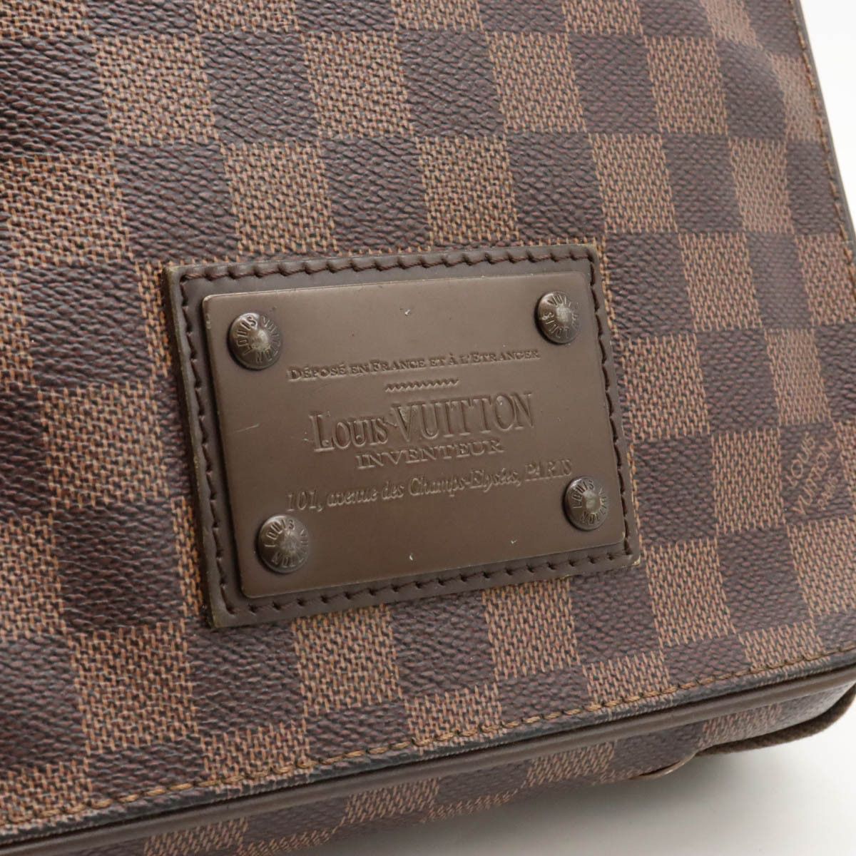 Louis Vuitton Louis Vuitton Louis Vuitton Damier Brooklyn PM Shoulder Bag N51210 Canvas Crossbody Bag N51210 Size ONE SIZE - 8 Thumbnail