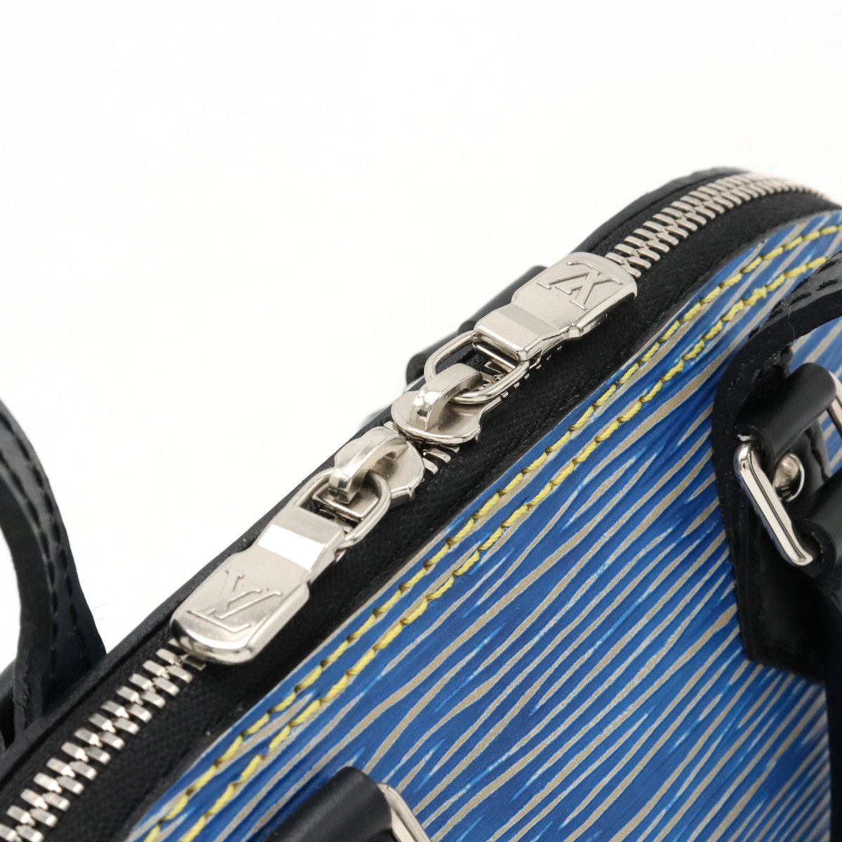Louis Vuitton Louis Vuitton Louis Vuitton Epi Denim Nano Alma Handbag M41578 Leather Handbag M41578 in Pristine Condition Size ONE SIZE - 6 Thumbnail