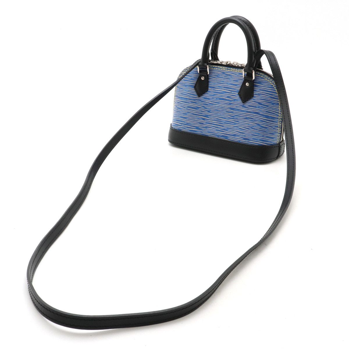 Louis Vuitton Louis Vuitton Louis Vuitton Epi Denim Nano Alma Handbag M41578 Leather Handbag M41578 in Pristine Condition Size ONE SIZE - 2 Thumbnail