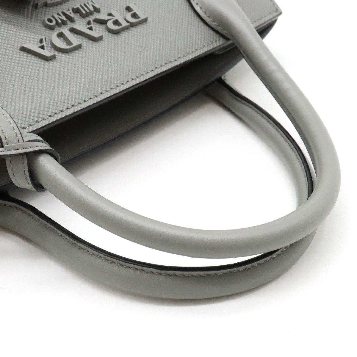 Prada Prada Prada Monochrome Small Leather Handbag 1BA156 Leather Handbag 1BA156 Size ONE SIZE - 4 Thumbnail