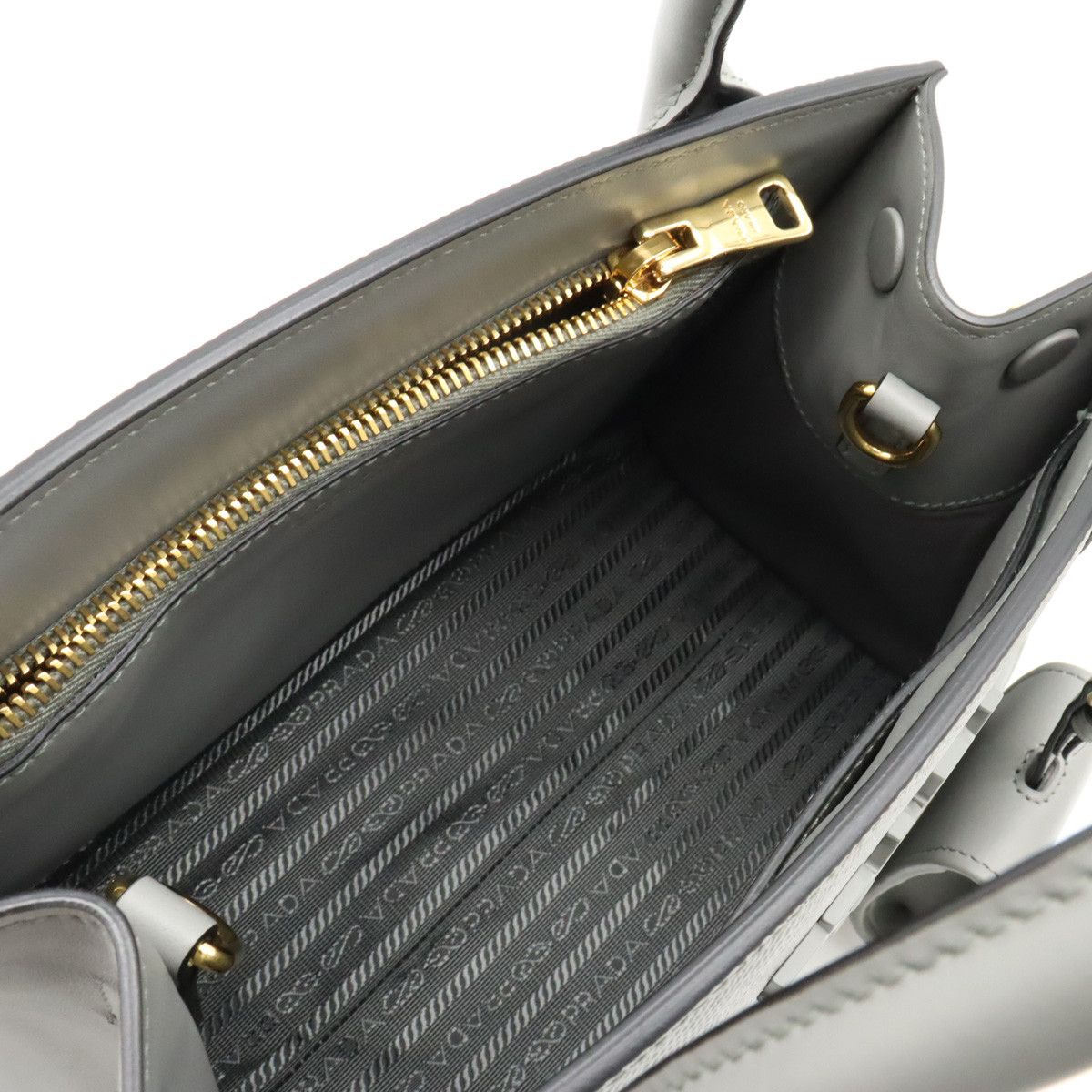 Prada Prada Prada Monochrome Small Leather Handbag 1BA156 Leather Handbag 1BA156 Size ONE SIZE - 5 Thumbnail
