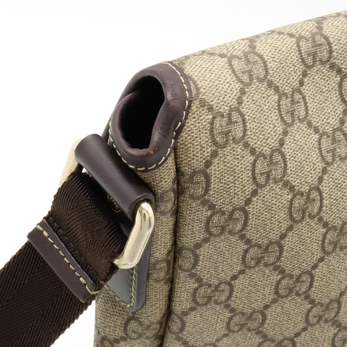 Gucci Gucci Gucci GG Supreme GG Plus Shoulder Bag PVC Leather 223666 Canvas Crossbody Bag 223666 in Great Condition Size ONE SIZE - 7 Thumbnail