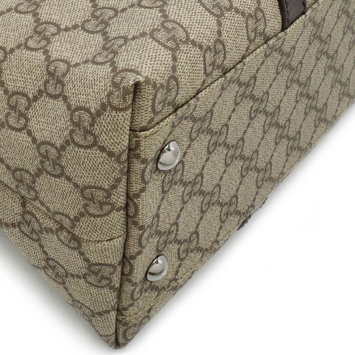 Gucci Gucci Gucci GG Supreme GG Plus Tote Bag PVC Leather 114595 Canvas Tote Bag 114595 in Great Condition Size ONE SIZE - 3 Thumbnail