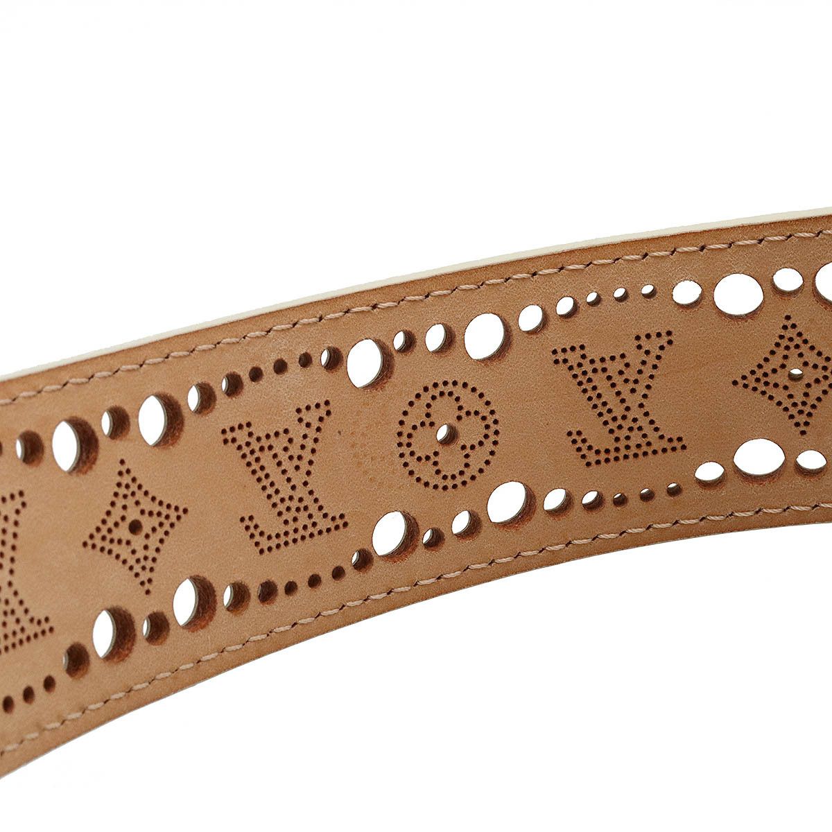 Louis Vuitton Louis Vuitton Louis Vuitton Leather Phoenix Belt M9680U Leather Belt M9680U in Great Condition Size ONE SIZE - 5 Thumbnail