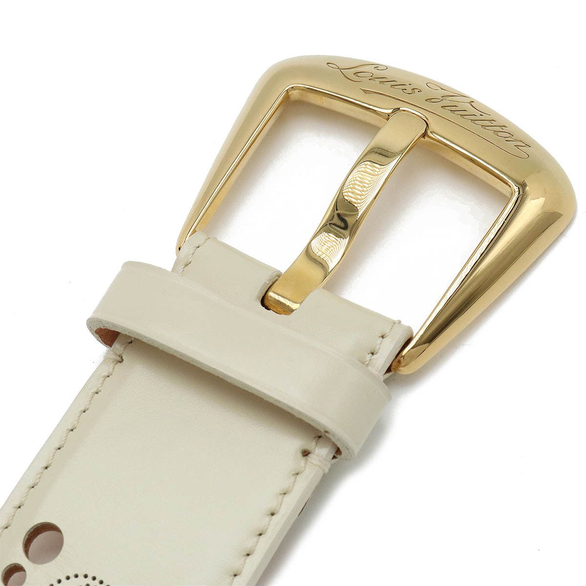 Louis Vuitton Louis Vuitton Louis Vuitton Leather Phoenix Belt M9680U Leather Belt M9680U in Great Condition Size ONE SIZE - 3 Thumbnail