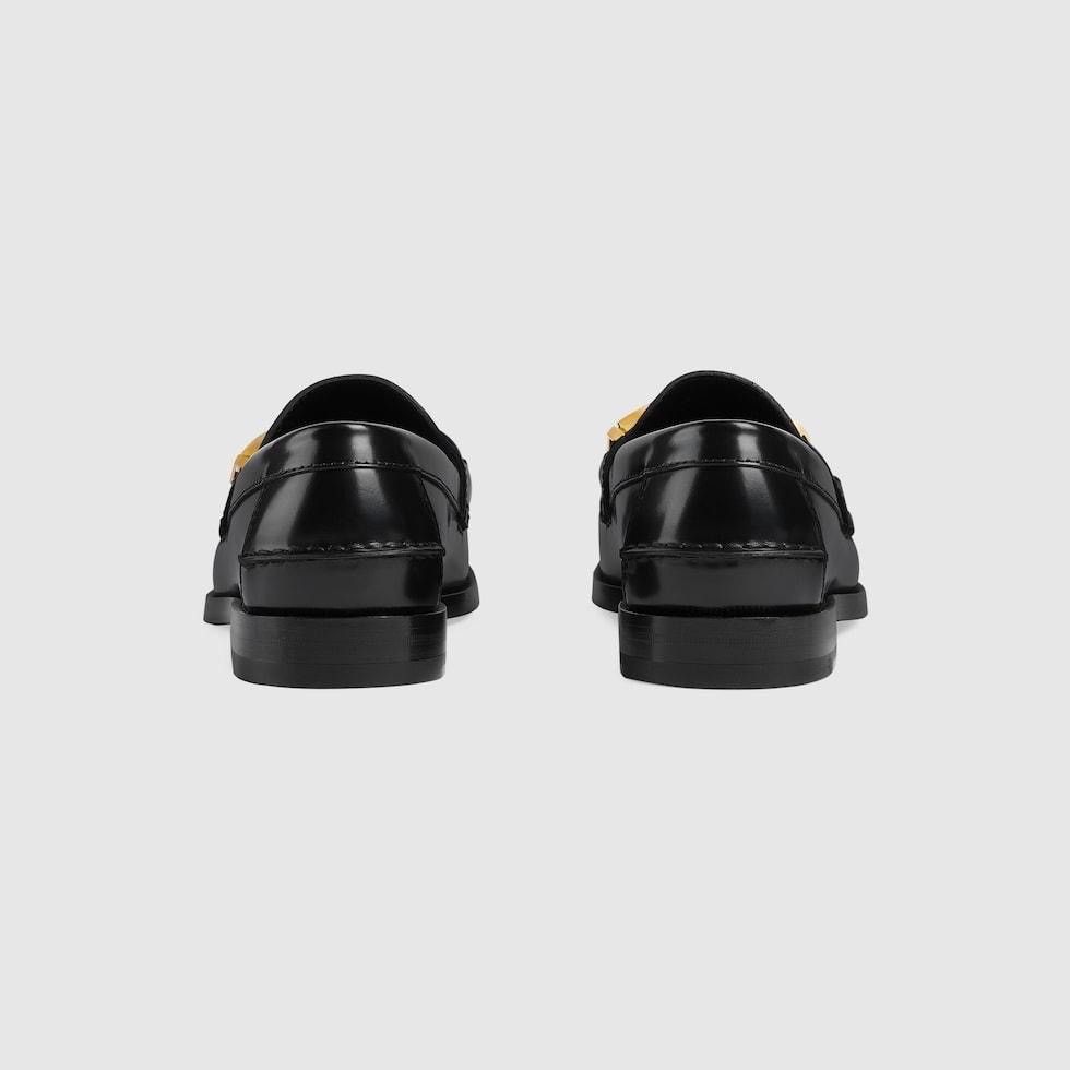 Gucci Gucci Gold Logo Plate Loafer Size US 8 / EU 41 - 3 Thumbnail