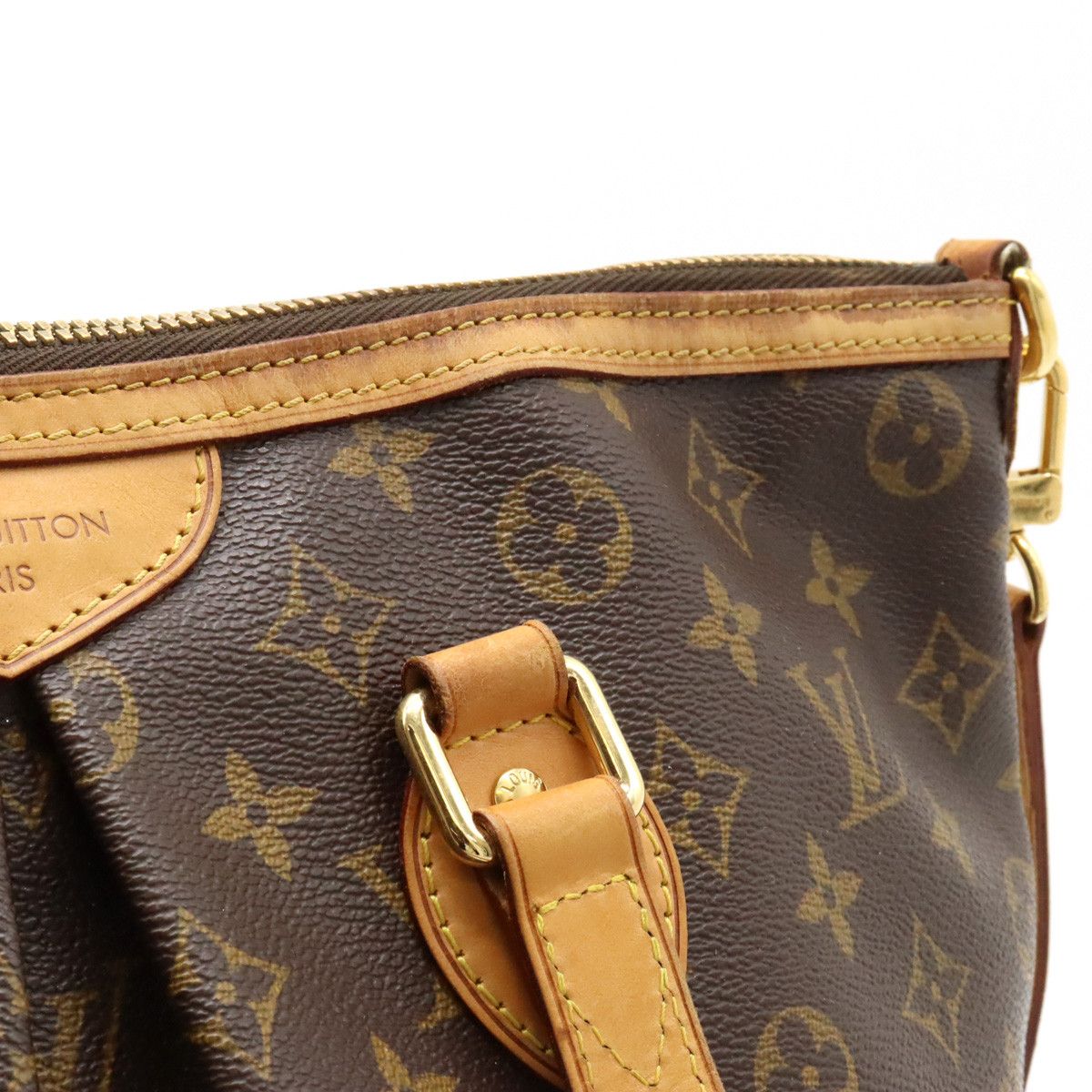 Louis Vuitton Louis Vuitton Louis Vuitton Monogram Palermo PM Tote Bag M40145 Canvas Tote Bag M40145 in Good Condition Size ONE SIZE - 8 Thumbnail